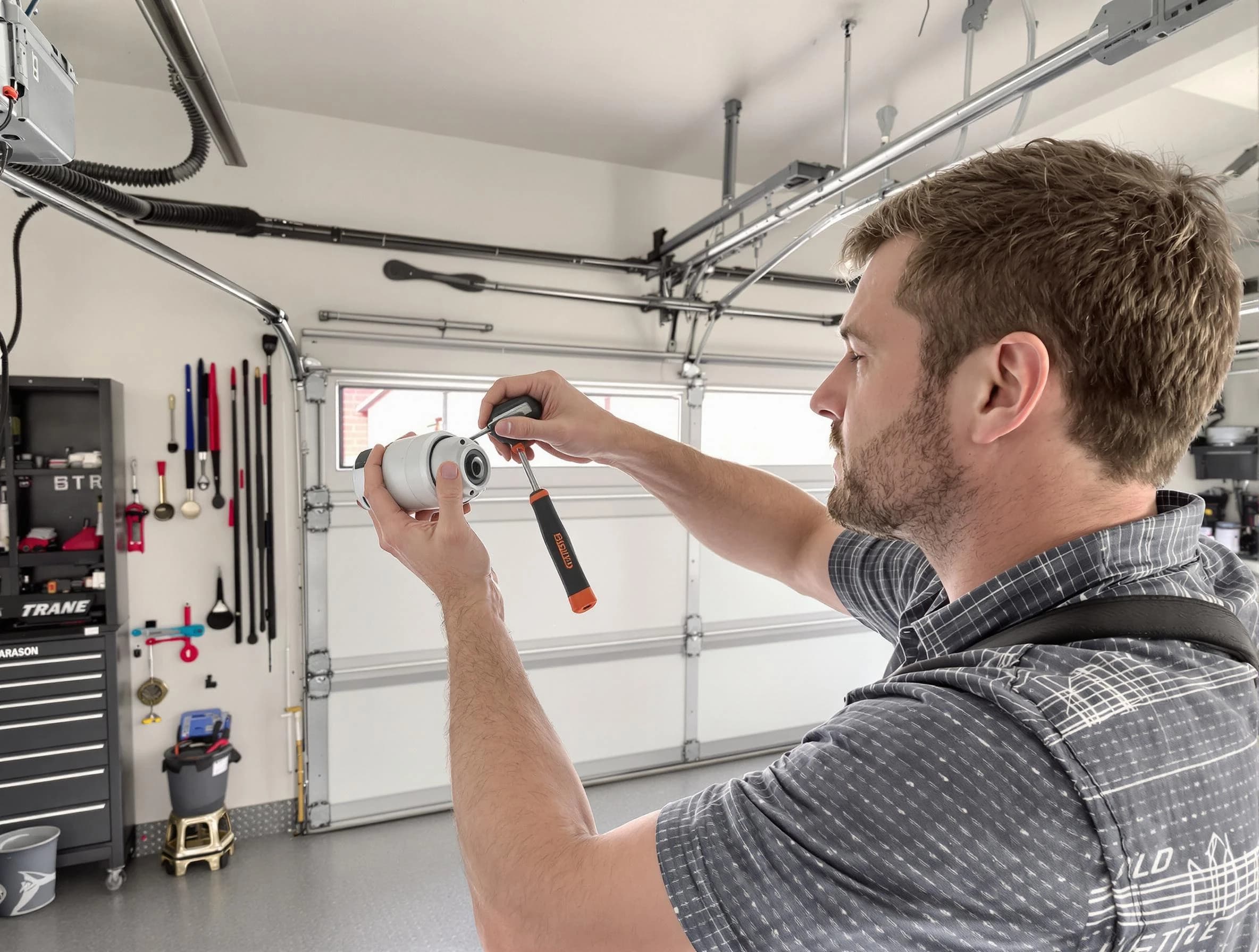 Garage door opener repair service by Newark Garage Door Repair in Newark