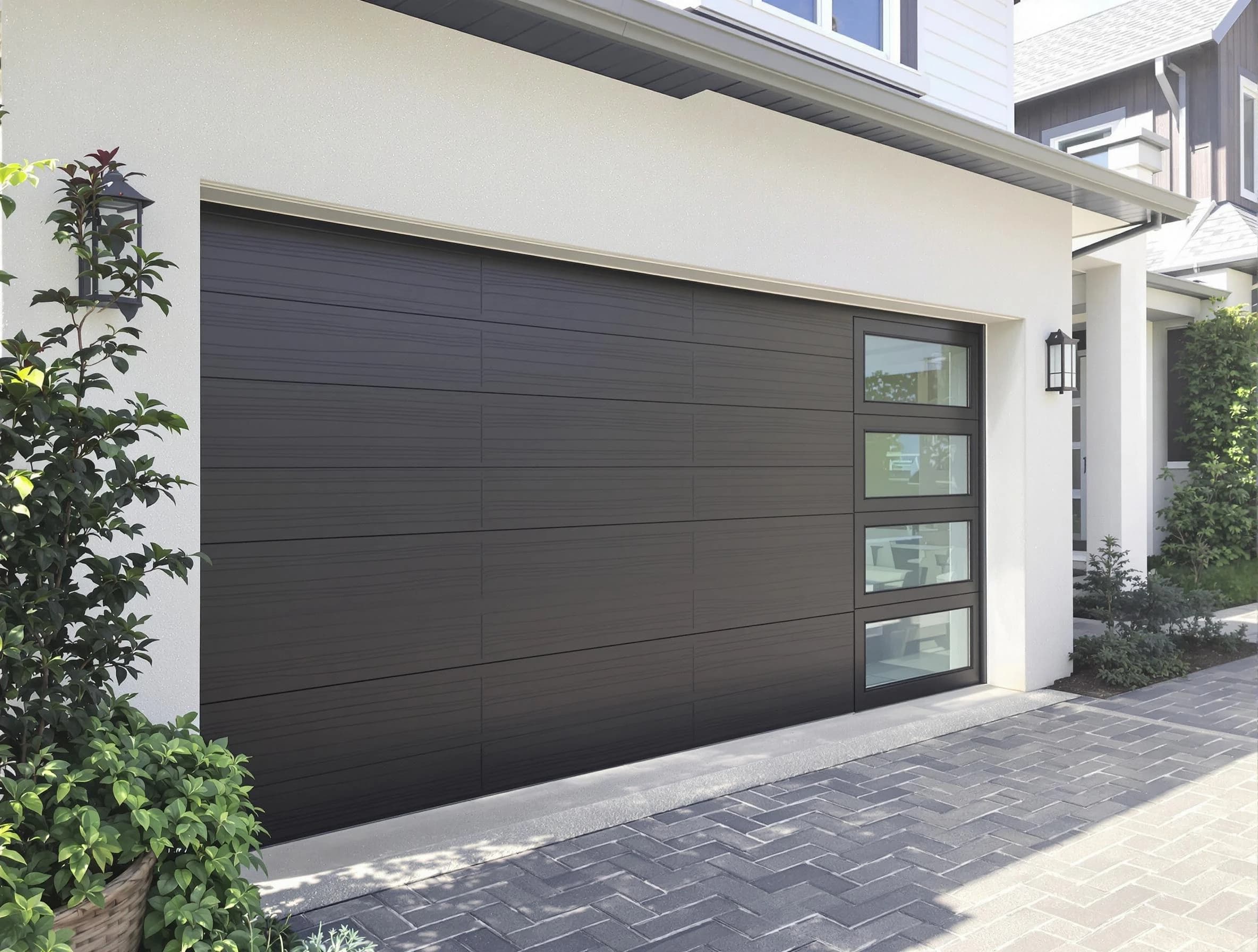 Custom garage door installation by Newark Garage Door Repair in Newark