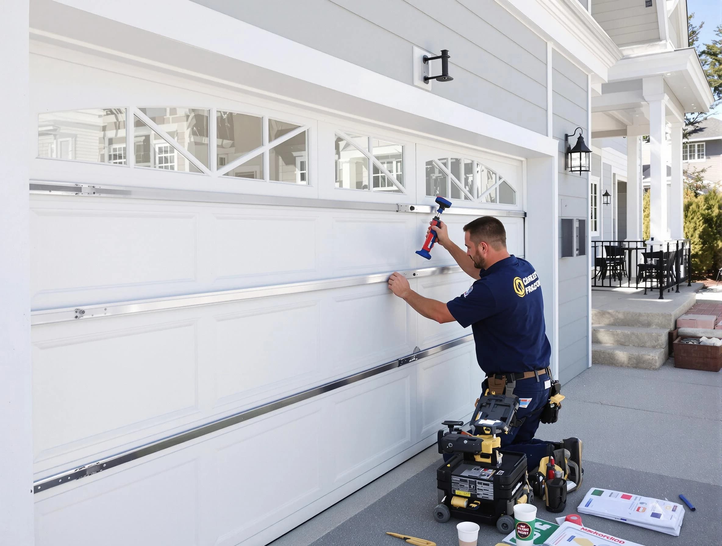 Professional garage door installation by Newark Garage Door Repair in Newark
