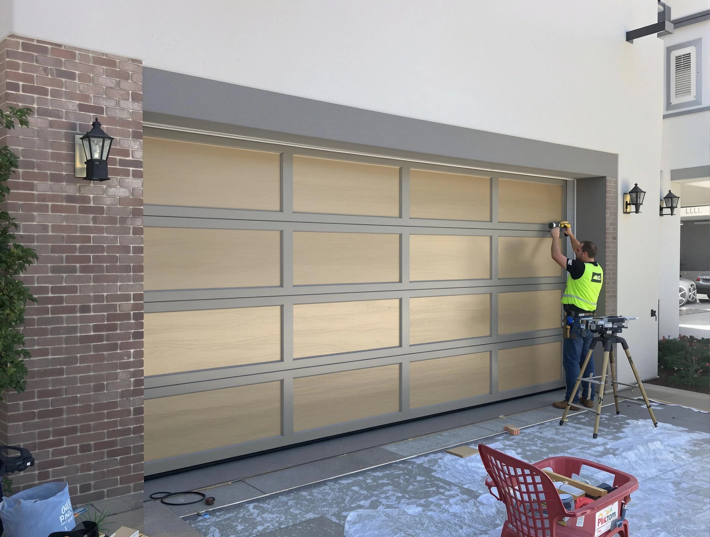 Garage door replacement service by Newark Garage Door Repair in Newark