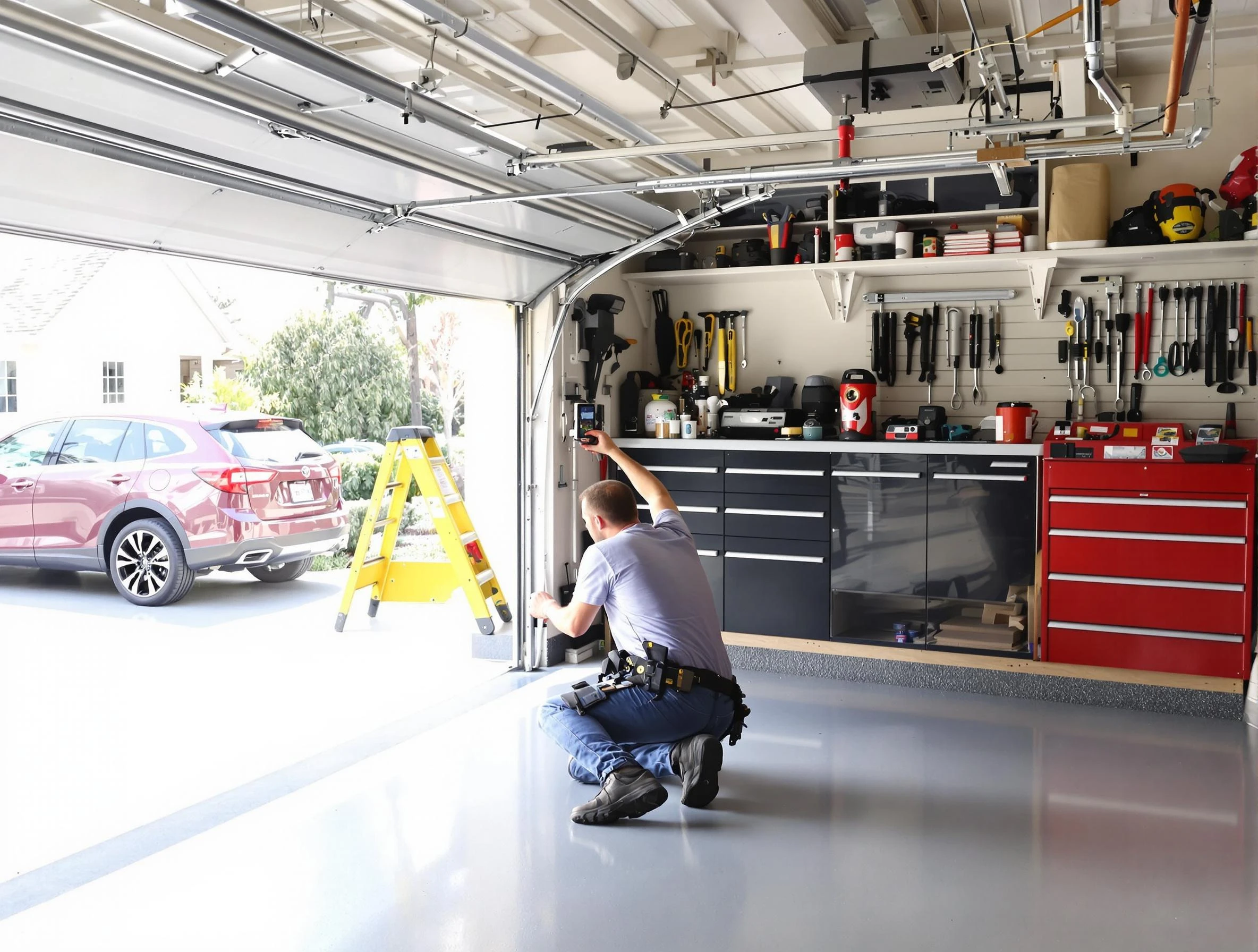 Local garage door repair service by Newark Garage Door Repair in Newark
